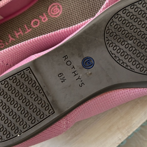 {🌟HP 🌟 Rothys} Retired Begonia Pink flats EUC - Picture 3 of 3